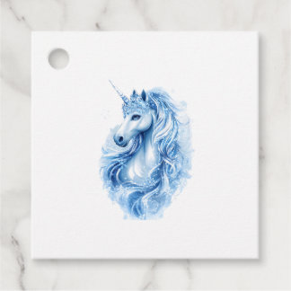 Étiquettes Cadeau Licorne Reine de Glace (1)