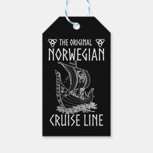Étiquettes-cadeau Ligne de croisière norvégienne d'origine - Voyage