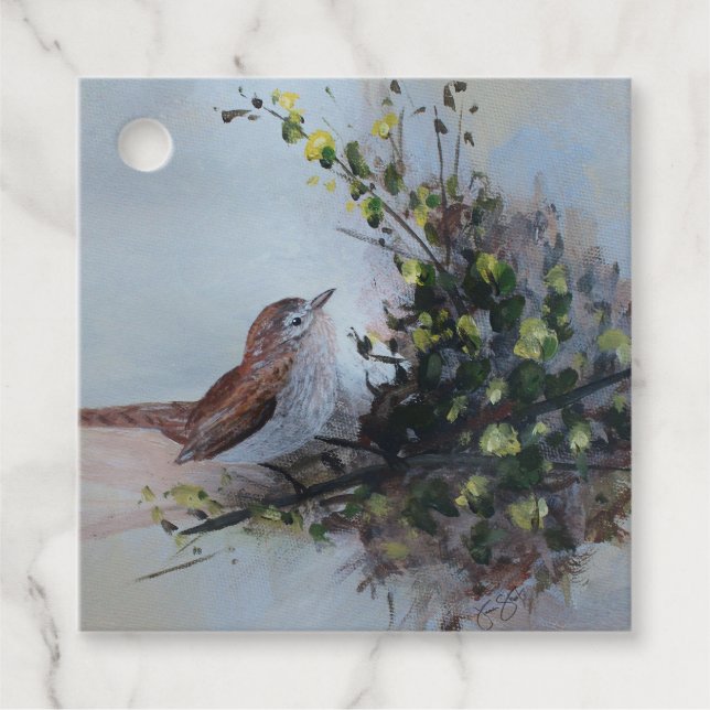 Étiquettes Cadeau Little Bird (Devant)