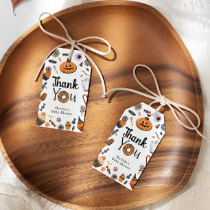 Étiquettes-cadeau Little Boo est presque à terme Halloween