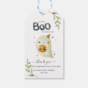 Étiquettes-cadeau Little Boo Halloween   Cadeau de remerciement pour