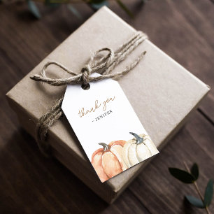 Étiquettes-cadeau Little Citrouille Fall