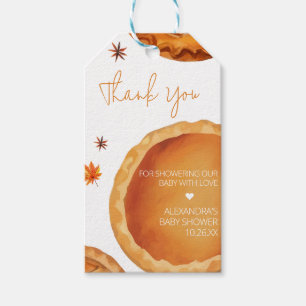 Étiquettes-cadeau Little Cutie Pie Automne Baby shower Favoriser Tag
