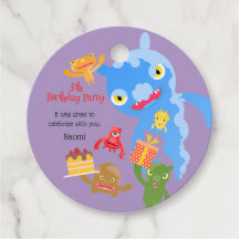 Little Party Monster and confetti Anniversaire Par