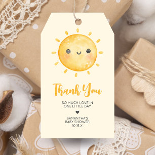 Étiquettes-cadeau Little Ray of Sunshine Baby shower Favoriser les é