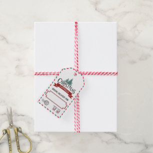 Étiquettes-cadeau Livraison spéciale de Père Noël Pôle Nord Noël