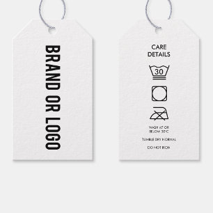 Étiquettes-cadeau Logo de l'entreprise Hang Tag Vêtements Swing Déta