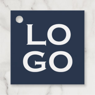 Étiquettes Cadeau Logo de société ou d'entreprise personnalisé sur f