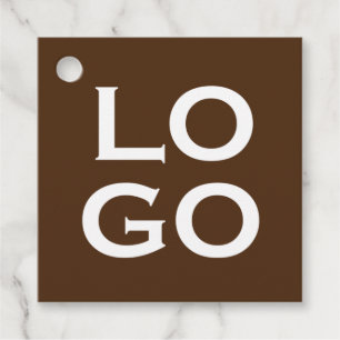 Étiquettes Cadeau Logo de société ou d'entreprise personnalisé sur m