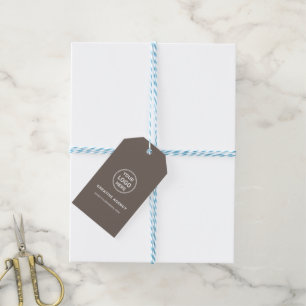 Étiquettes-cadeau Logo personnalisé pour cadeaux d'entreprise promot