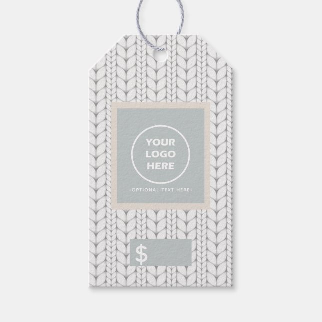 Étiquettes-cadeau Logo professionnel moderne Motif (Devant)