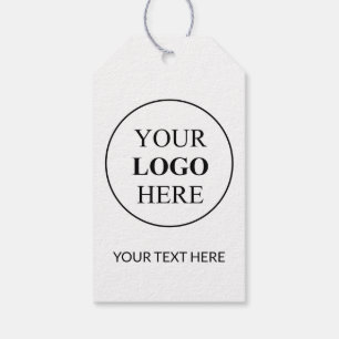 Étiquettes-cadeau Logo Promotionnel Personnalisé – Aucune Commande M
