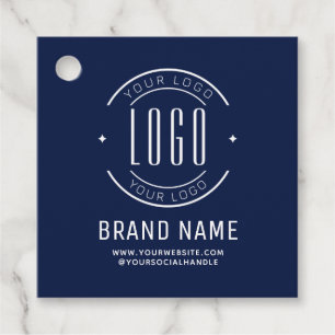Étiquettes Cadeau logo société entreprise personnalisé moderne