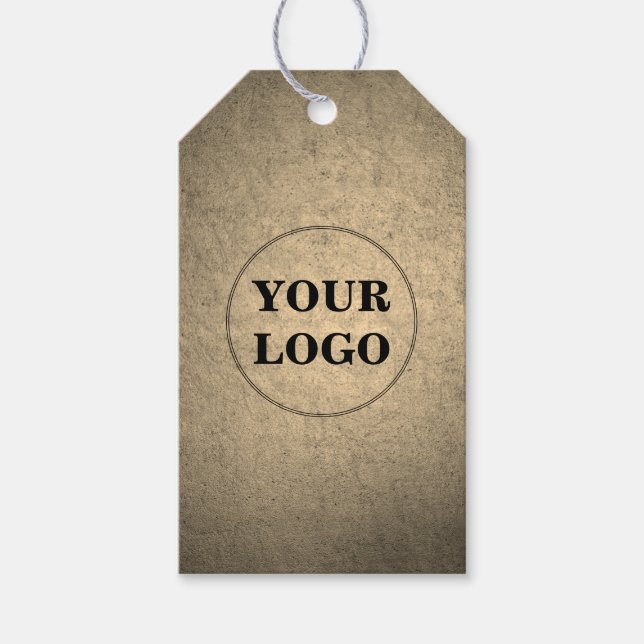 Étiquettes-cadeau Logo vintage (Devant)