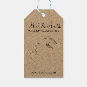 Étiquettes-cadeau Longues cils eyeliner Lash Extensions Black Sketch