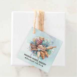 Étiquettes Cadeau Magasin de boulangerie Pâtissier Dessert Sucreries