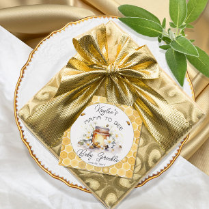 Étiquettes Cadeau Mama to Bee Flowers and Bees Honey Baby Sprinkle