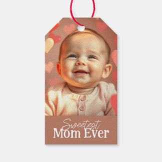 Étiquettes-cadeau Maman Cadeau Ajouter photo et texte