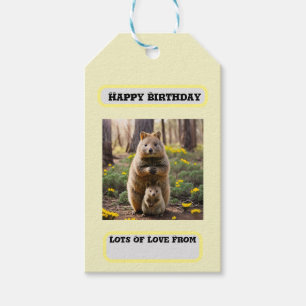 Étiquettes-cadeau Maman Et Bébé Quokka, Anniversaire