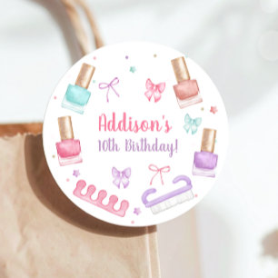 Étiquettes Cadeau Manucure et Pédicure Fête Manucure Pédicure Vernis