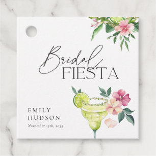 Étiquettes Cadeau Margarita Fiesta mexicaine Enterrement de vie de j