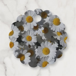 Étiquettes Cadeau Marguerite blanche