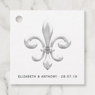 Étiquettes Cadeau Mariage blanc