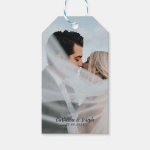 Étiquettes-cadeau Mariage de mariée et de chambre romantique