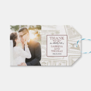 Étiquettes-cadeau Mariage des Philippines en Bourgogne Photo