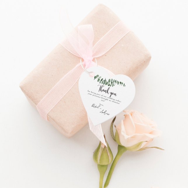 Étiquettes Cadeau Mariage élégant (Créateur téléchargé)