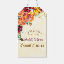 Mariage fleuri d'automne