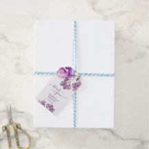 Mariage Floral Aquarelle Violet Lilas