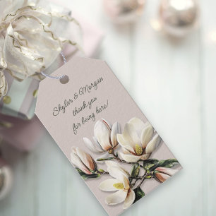 Étiquettes-cadeau Mariage Merci Favor Tags Southern Magnolia