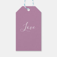 Mariage minimaliste personnalisé Opéra Mauve coule