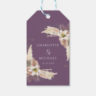 Étiquettes-cadeau Mariage moderne et élégant