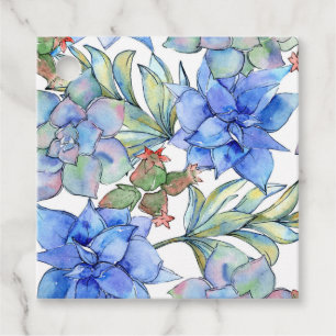 Étiquettes Cadeau Mariage Succulent