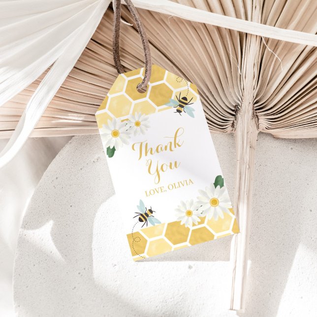 Étiquettes-cadeau Mariée à l'abeille Shower Nuptial (Créateur téléchargé)
