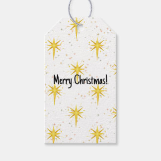 Étiquettes-cadeau Marque cadeau des étoiles de Noël