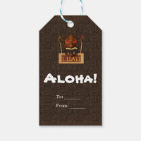 Masque Tiki en Bois Vintage Rétro Luau Fête d'Été