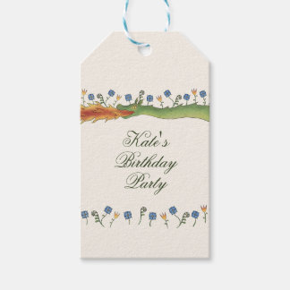 Étiquettes-cadeau Medieval Ren Faire dragon