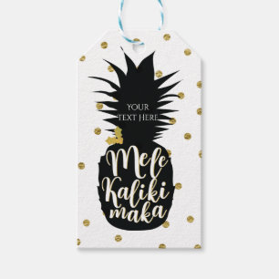 Étiquettes-cadeau Mele Kalikimaka Ananas Noël Personnalisé Vacances