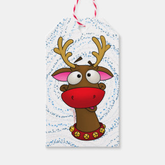 Étiquettes-cadeau Menagerie Style Rudolph, Gift Tag