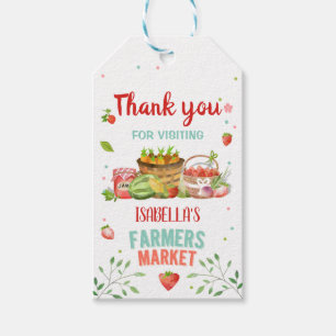 Étiquettes-cadeau Merci agricole Anniversaire Cultivé localement