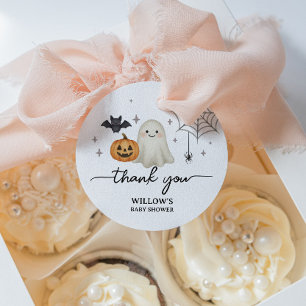Étiquettes Cadeau Merci Baby shower Halloween