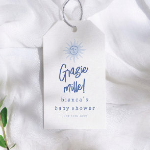 Étiquettes-cadeau Merci beaucoup ! Remerciements pour la Baby Shower