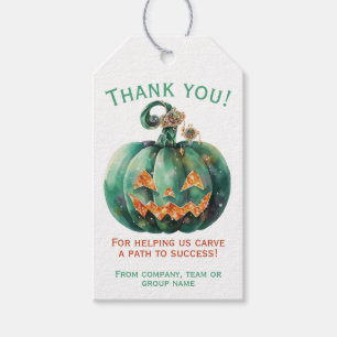 Étiquettes-cadeau Merci d'appréciation des employés d'Halloween