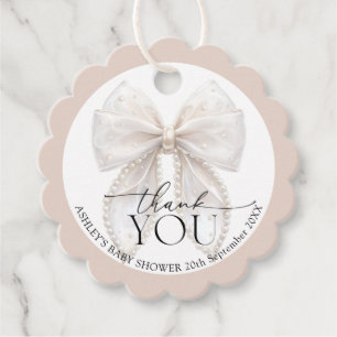 Étiquettes Cadeau Merci de Baby shower