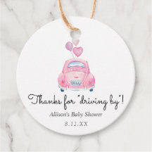 Étiquettes Cadeau Merci de conduire par Favor Tag