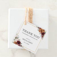 Merci de Mariage floral de Bourgogne