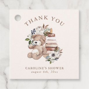 Étiquettes Cadeau Merci du Baby shower de la crèche de Boho neutre